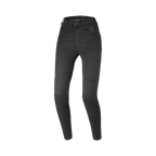 Macna Bernis Skinny Fit donna nero, vista frontale: vita alta a due bottoni