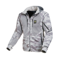 Macna Breeze Beige Camo felpa moto con cappuccio estiva protezioni CE uomo, vista fronte