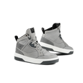 Macna Citeon 166.1100.808 grigio – sneaker moto in pelle, coppia vista tre quarti