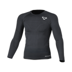 Macna Desert maglia intima tecnica a manica lunga nera, su fondo bianco