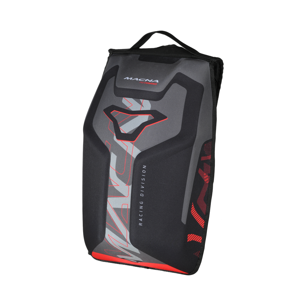 Macna Formance zaino moto aerodinamico nero e rosso, immagine principale della colorazione