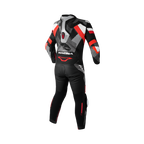 Macna Ignite 1pc 166.4207.132 tuta pelle nero rosso bianco, retro con gobba Aeroback