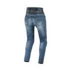 Jeans moto donna Macna Individa 2.0 blu, vista posteriore con tasche