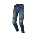 Jeans moto Macna Individo 2.0 blu in Cordura, vista frontale intera