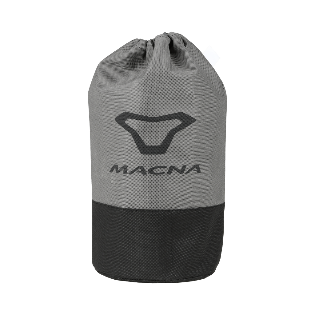 Macna Moto Mantle Indoor telo coprimoto da interno grigio e nero, in un'altra inquadratura