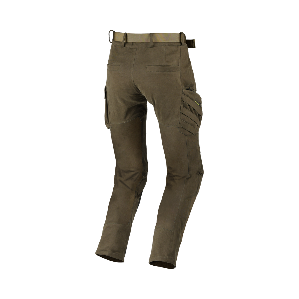 Macna Nembar verde militare, retro con tasca cargo e fettuccia P.A.L.S. a destra