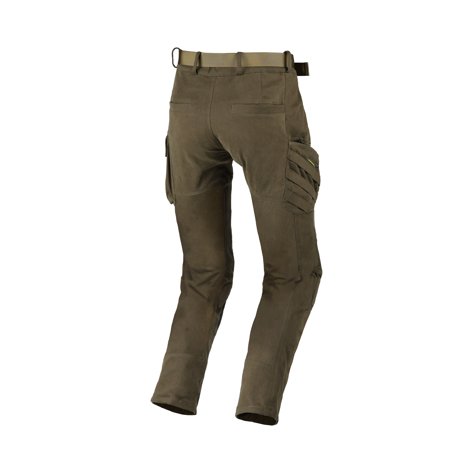 Macna Nembar verde militare, retro con tasca cargo e fettuccia P.A.L.S. a destra