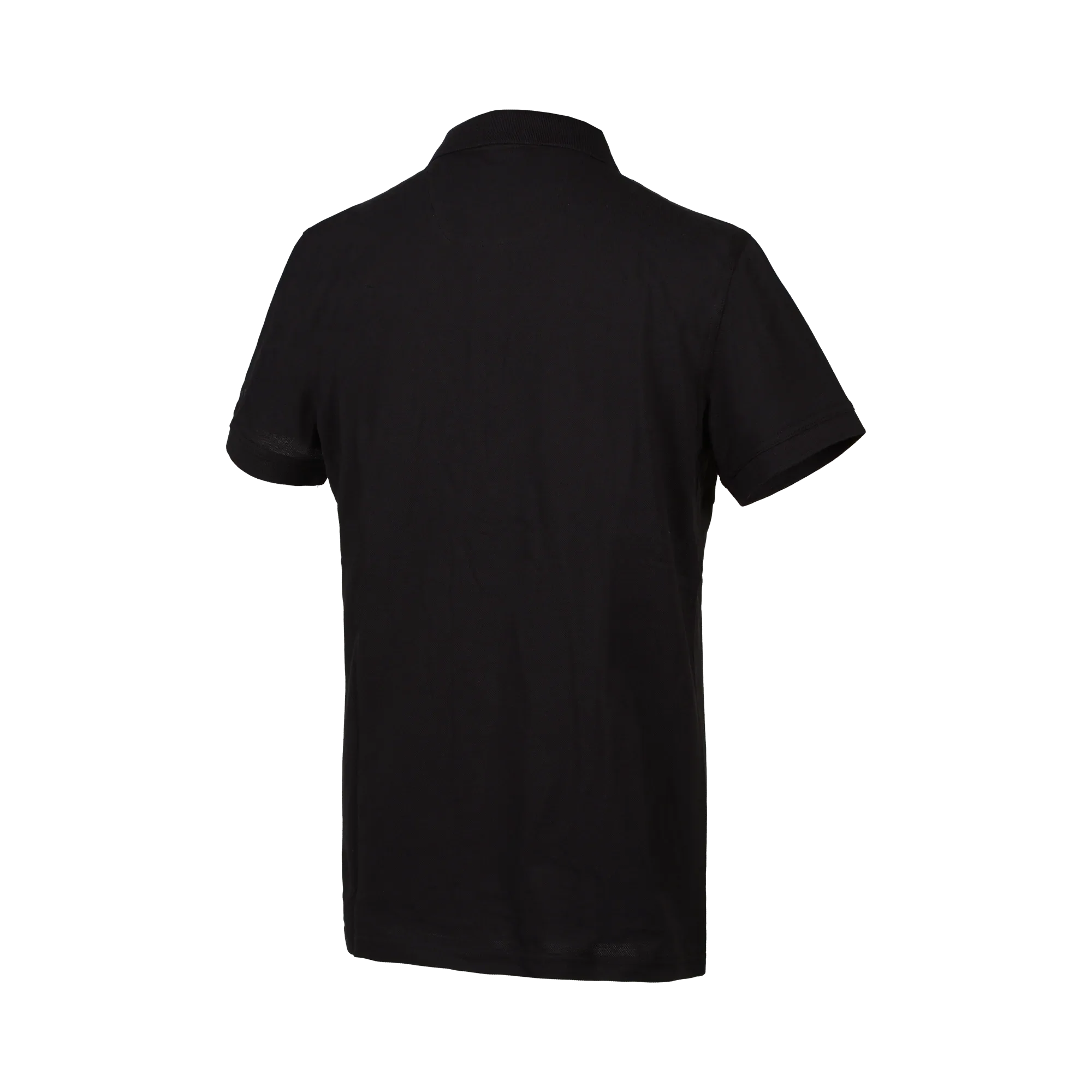 Polo casual Macna 101.3018.101 nera in cotone 100%, vista posteriore del capo senza stampe