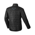 Macna Regal uomo giacca mid-layer trapuntata nera convertibile in zaino, in un'altra inquadratura