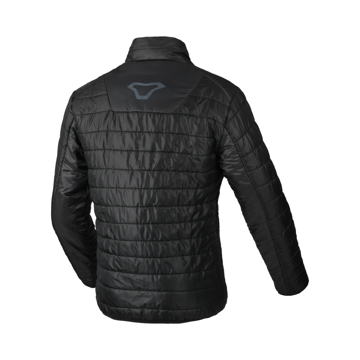 Macna Regal donna giacca mid-layer trapuntata nera convertibile in zaino, in un'altra inquadratura
