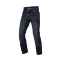 Macna Revelin 165.4011.570 jeans moto uomo denim blu scuro lavato, vista frontale