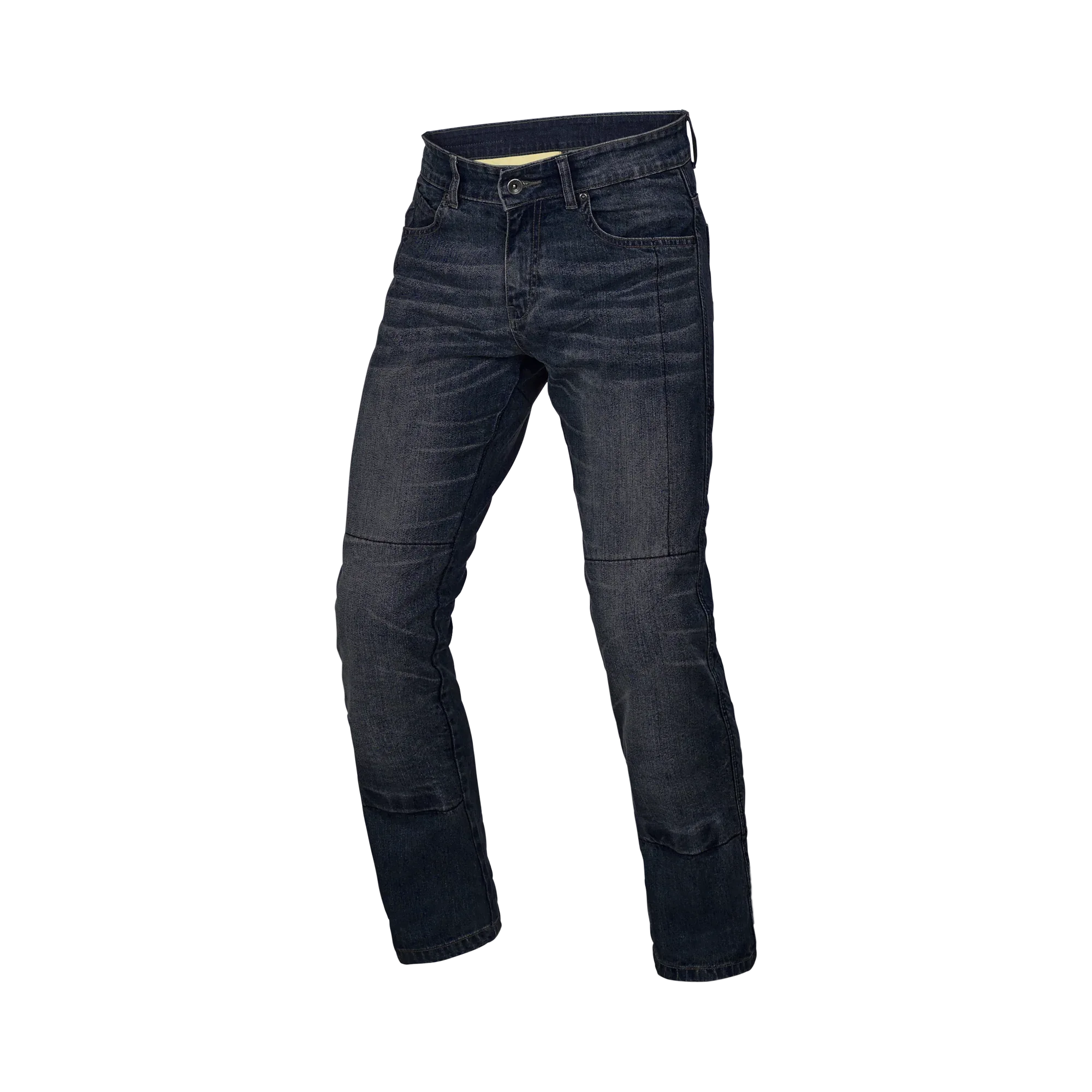 Macna Revelin 165.4011.570 jeans moto uomo denim blu scuro lavato, vista frontale
