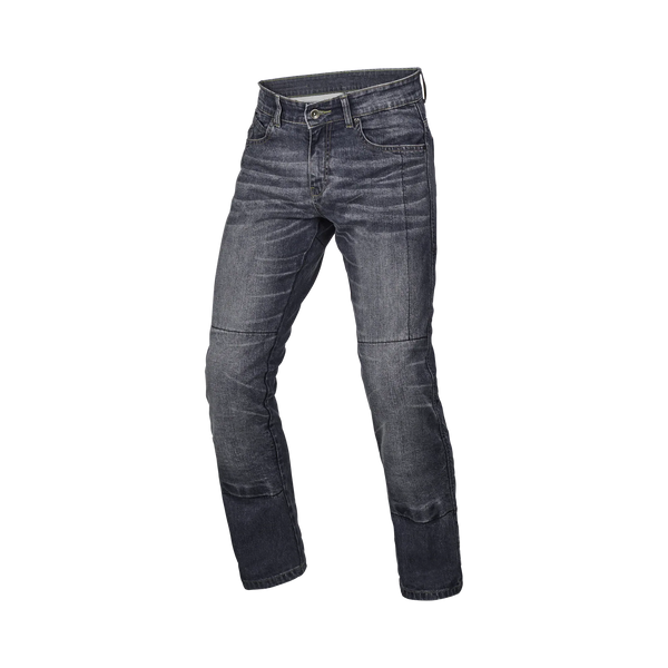 Macna Revelin 165.4011.880 jeans moto uomo denim grigio scuro lavato, vista frontale