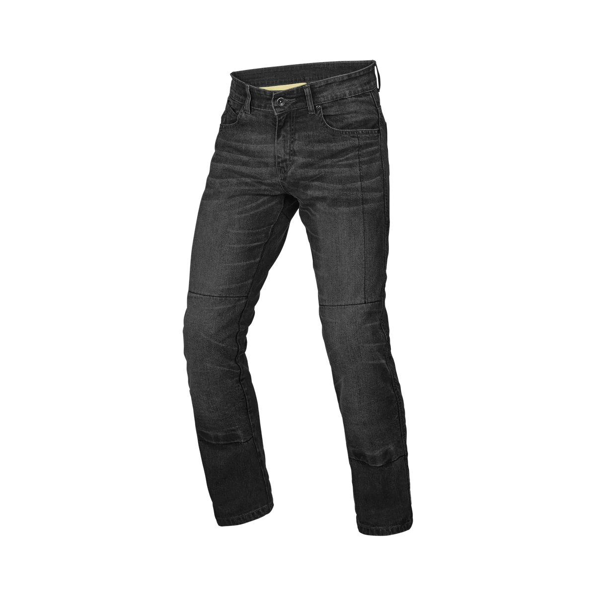Macna Revelin 165.4011.111 jeans moto uomo denim nero lavato, vista frontale