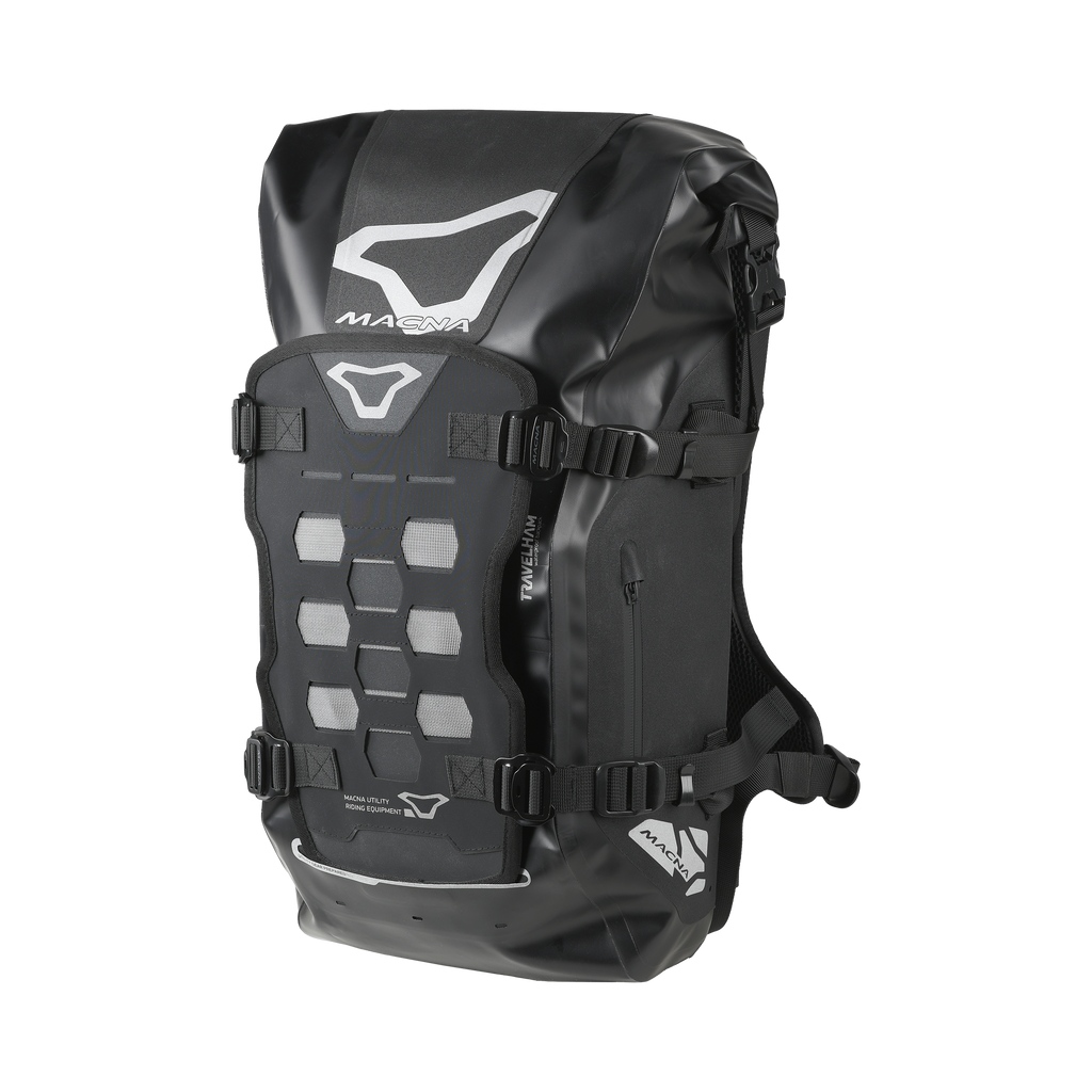 Macna Rocktopus piastra base P.A.L.S. per fissaggio bagagli moto nera, foto ufficiale aggiuntiva