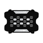 Macna Rocktopus piastra base P.A.L.S. per fissaggio bagagli moto nera, altra vista del prodotto