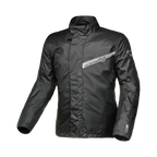 Macna Spray 165.1360.101 giacca antipioggia moto donna nera con banda riflettente sul petto, fronte
