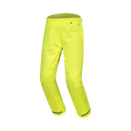 Macna Spray 165.2110.707 sovrapantaloni antipioggia moto uomo giallo fluorescente, vista di tre quarti