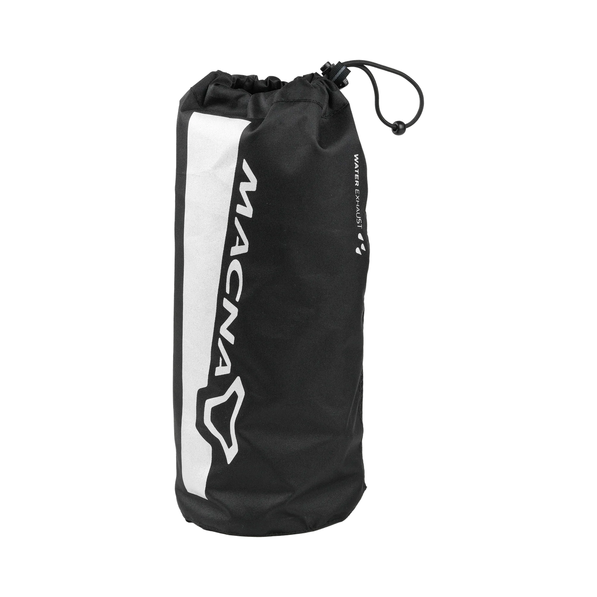 Storage Bag in dotazione con i Macna Spreezy, sacca nera con logo Macna e Water Exhaust