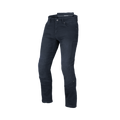 Jeans moto Macna Stone blu opaco con rinforzi in aramide, vista frontale intera