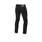 Jeans moto Macna Stone neri, vista posteriore con patch e tasche