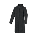 Macna Swan Nero cappotto antipioggia moto donna con cappuccio, vista tre quarti
