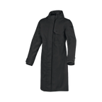 Macna Swan Nero cappotto antipioggia moto donna con cappuccio, vista tre quarti