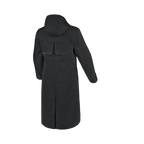Macna Swan Nero cappotto antipioggia moto donna, schiena con banda riflettente