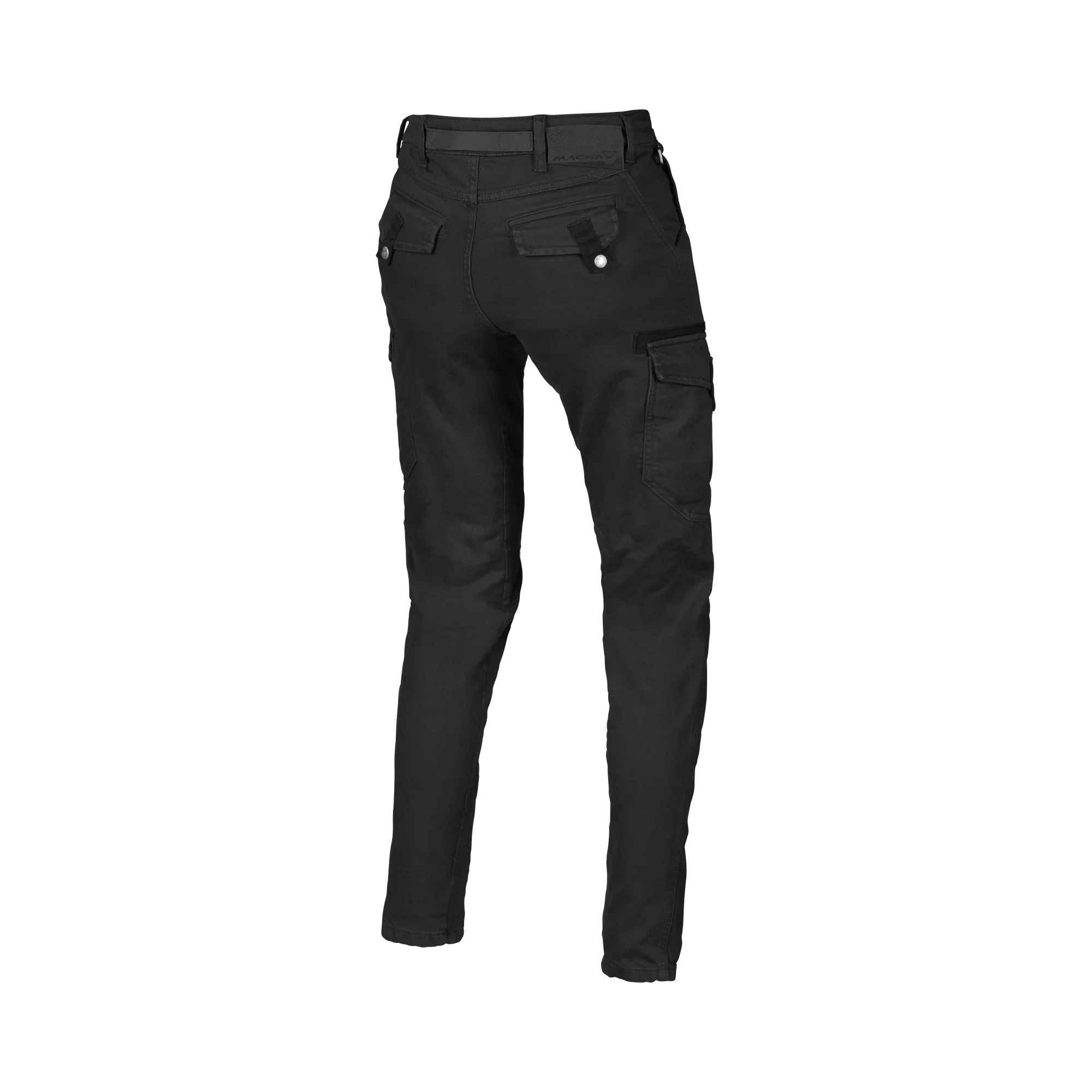 Macna Takar Nero jeans cargo moto donna con rinforzi in aramide, vista retro