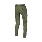 Macna Takar Verde jeans cargo moto donna con rinforzi in aramide, vista retro