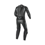 Macna Varshall 1pc Nero tuta moto intera in pelle CE Classe AA uomo, vista retro