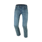 Macna Vinton 165.4051.505 jeans moto azzurro slavato, vista tre quarti anteriore