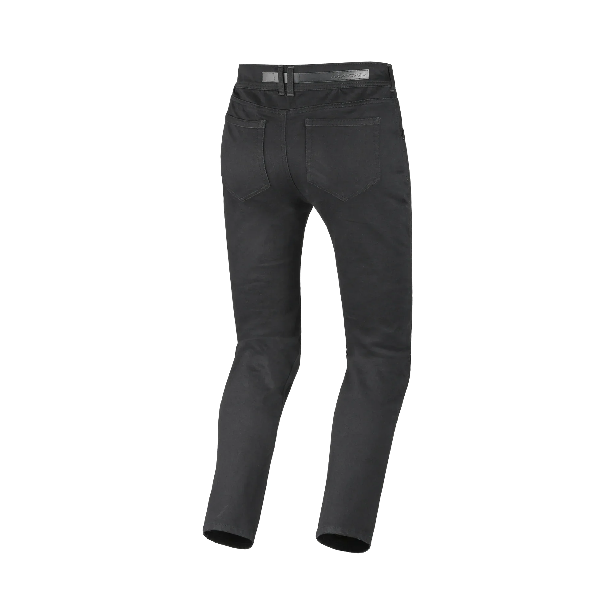 Macna Vinton nero, retro del jeans moto COVEC con tasche applicate e patch logo