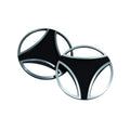 Kit di due viti nottolino nere Momo Design per la visiera dei caschi jet FGTR Classic ed EVO E2205