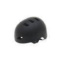 Newrban casco bici e monopattino adulto nero opaco, vista di tre quarti con le prese d'aria