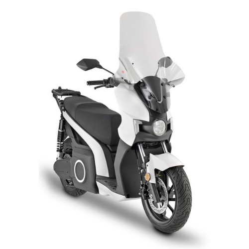 Quote del parabrezza Kappa 2123DTK, 81,5 cm di altezza per 64,5 di larghezza, e kit attacchi D2123KITK