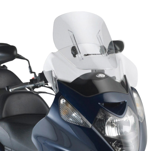 Parabrezza scorrevole Kappa KAF214 trasparente montato su Honda Silver Wing, foto ufficiale Kappa