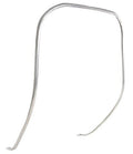 Bordo scudo in alluminio originale Piaggio 072271, profilo a U preformato per Vespa 125 Super VNC1T, 125 GT VNL2T, 150 Super VBC1T e 150 Sprint VLB1T