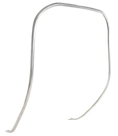 Bordo scudo in alluminio originale Piaggio 072271, profilo a U preformato per Vespa 125 Super VNC1T, 125 GT VNL2T, 150 Super VBC1T e 150 Sprint VLB1T