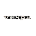 Targhetta VESPA originale Piaggio 152541 per lo scudo anteriore della Vespa, 120 x 20 mm