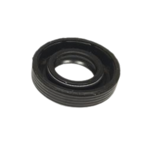 Anello di tenuta Piaggio 1A005835 da 14x28x7 mm in gomma nera per coperchio volano, vista d'insieme