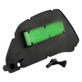Filtro aria originale Piaggio 1A007267 per Medley 125 e 150: coperchio in plastica nera sagomato con elemento filtrante a pieghe verde già integrato, pronto per la scatola depuratore originale