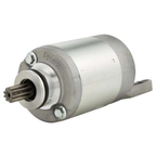 Motorino avviamento Piaggio 1A011611R lato pignone: albero scanalato, O-ring e flangia in alluminio