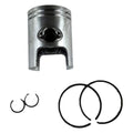 Gruppo pistone originale Piaggio 288992 seconda maggiorazione con spinotto, due fasce elastiche e due seeger, per Piaggio Zip & Zip 50 2T