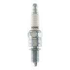Candela Champion RG4HC Piaggio 438027 di fronte con la sigla stampata sull'isolante bianco