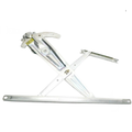 Alzavetro manuale anteriore sinistro originale Piaggio 56581R per Porter e Quargo - gruppo completo con settore dentato, bracci a forbice e guida inferiore