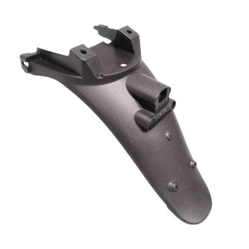 Paraschizzi portatarga posteriore originale Piaggio 576382000C nero per Beverly 125, 250 e 300, vista tre quarti