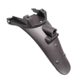 Paraschizzi portatarga posteriore originale Piaggio 576382000C nero per Beverly 125, 250 e 300, vista tre quarti