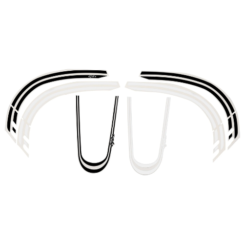 Kit adesivi Elegance Vespa GTS 606079M0003 antracite/nero nella confezione originale Vespa