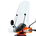 Parabrezza originale Piaggio 624530 in metacrilato trasparente completo di attacchi per Liberty S 50 125 200 4T